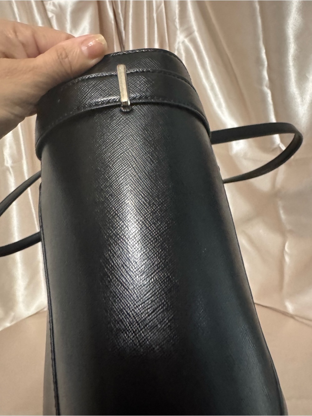 kate spade Staci New York Black Leather Tote Bag - Picture 10 of 16